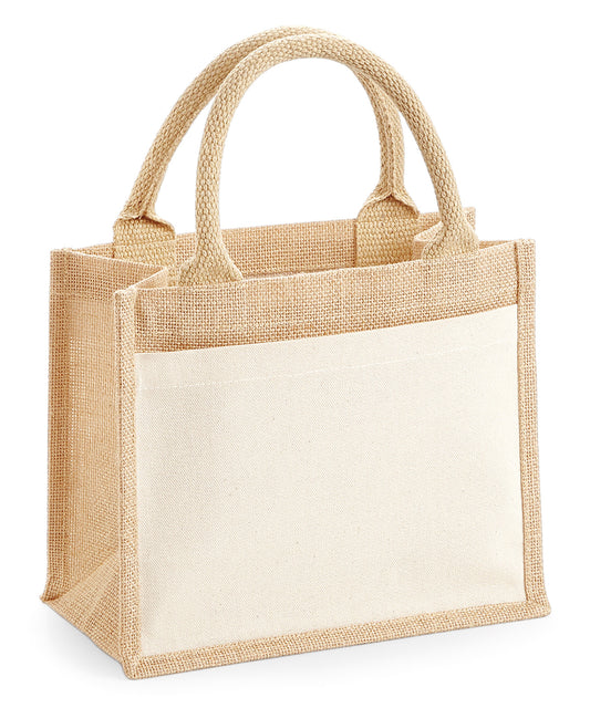 Westford Mill Cotton Pocket Jute Gift Bag EcoFriendly and Stylish