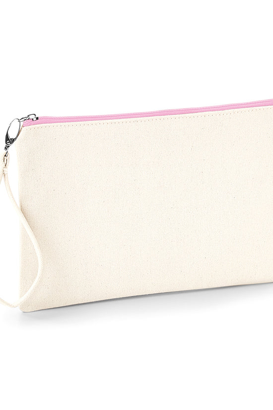 Compact Canvas Wristlet Pouch Bag Unisex Adult Luggage