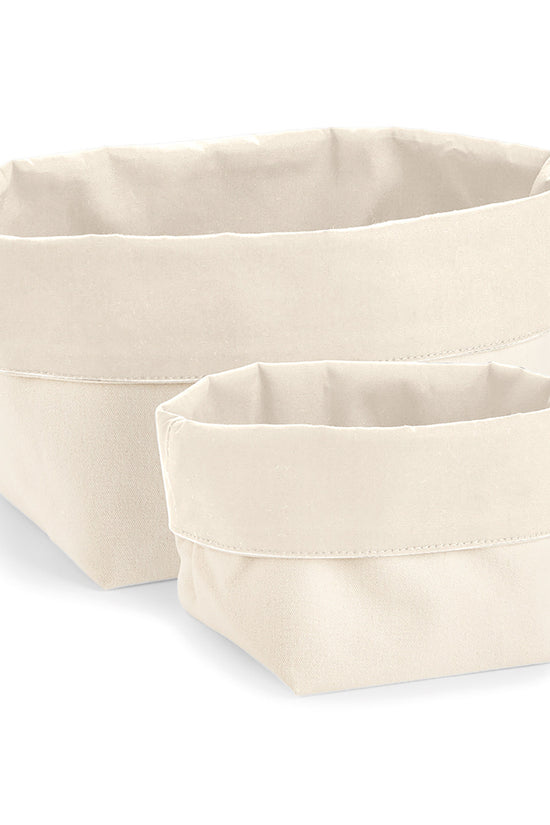 Westford Mill Reversible Canvas Organiser Bags Unisex Adult Luggage