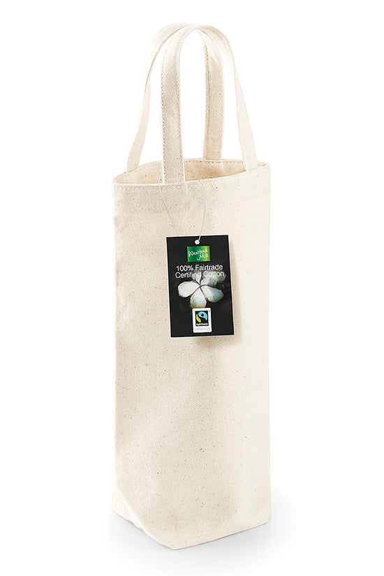 Westford Mill Fairtrade Cotton Bottle Bag Sustainable and Stylish