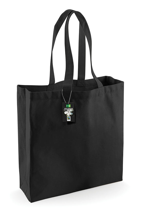 Westford Mill Fairtrade Cotton Classic Shopper Bag Unisex Adult Luggage