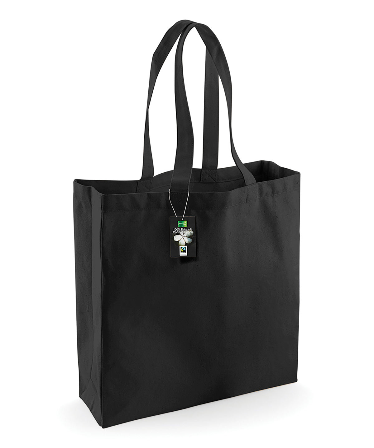Westford Mill Fairtrade Cotton Classic Shopper Bag Unisex Adult Luggage