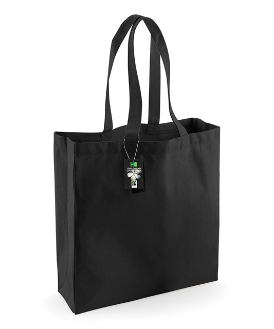 Westford Mill Fairtrade Cotton Classic Shopper Bag Unisex Adult Luggage