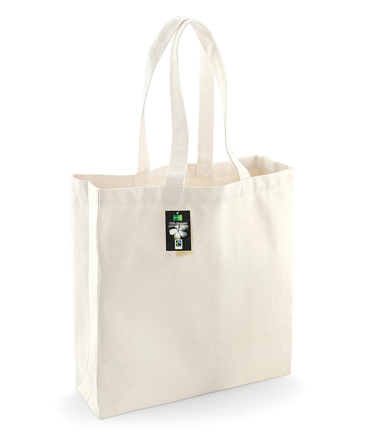 Westford Mill Fairtrade Cotton Classic Shopper Bag Unisex Adult Luggage
