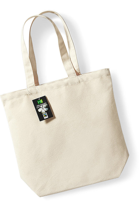 Westford Mill Fairtrade Cotton Camden Shopper Bag Unisex Adult Luggage