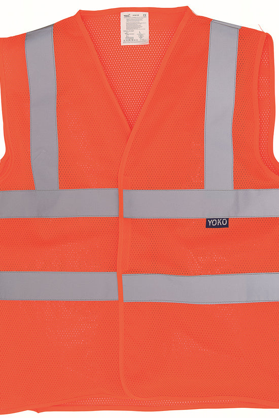 High Visibility Mesh Safety Vest with Reflective Tape