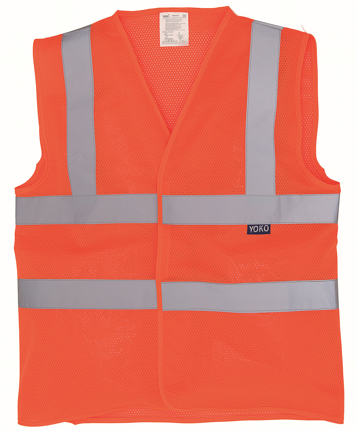 High Visibility Mesh Safety Vest with Reflective Tape