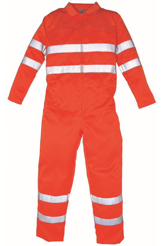 Yoko HiVis Polycotton Coverall HV058 Safetywear Plus Sizes