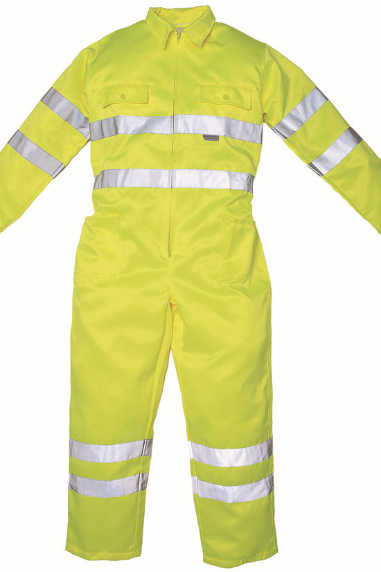Yoko HiVis Polycotton Coverall HV058 Safetywear Plus Sizes