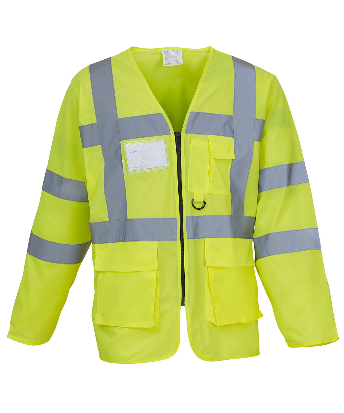 Yoko Hivis Executive Long Sleeve Waistcoat HVJ800 Class 3 Safety Vest