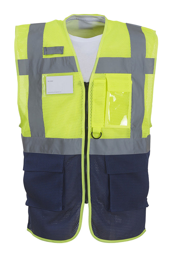 Breathable High Visibility Mesh Executive Waistcoat HVW820