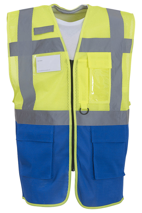 Breathable High Visibility Mesh Executive Waistcoat HVW820