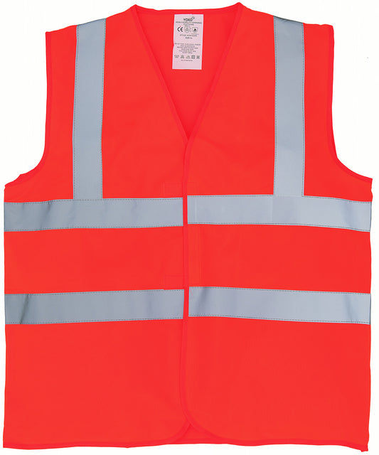 Yoko Flameretardant High Visibility Sleeveless Waistcoat HVW100FR