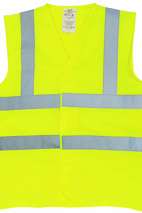 Yoko Flameretardant High Visibility Sleeveless Waistcoat HVW100FR
