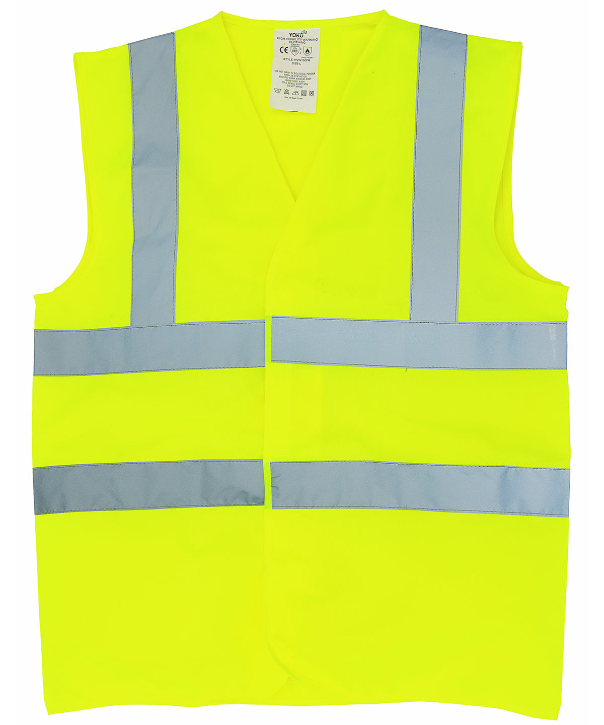 Yoko Flameretardant High Visibility Sleeveless Waistcoat HVW100FR