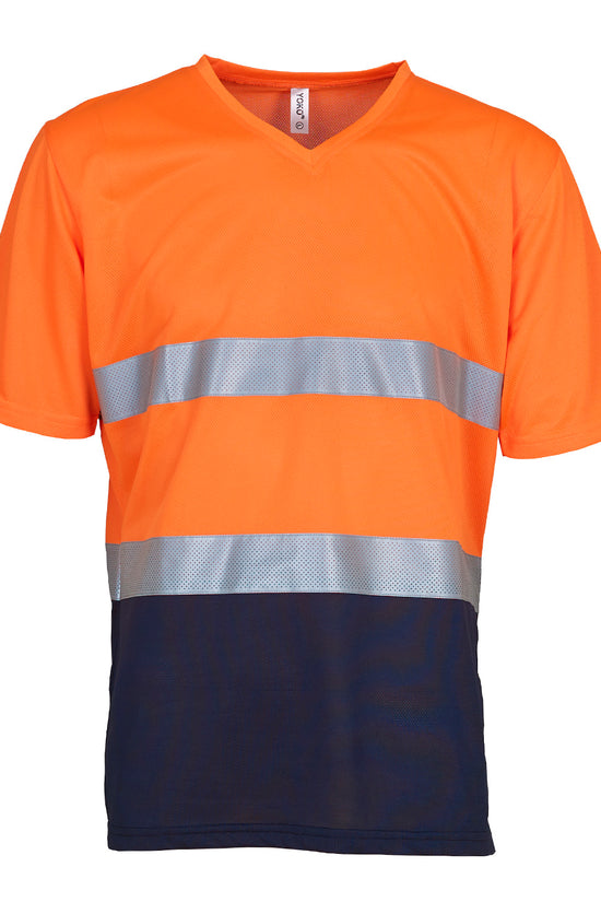 High Visibility Top Cool VNeck Mesh TShirt for Men