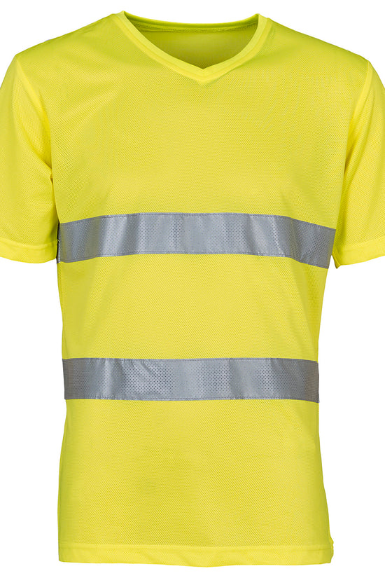 High Visibility Top Cool VNeck Mesh TShirt for Men