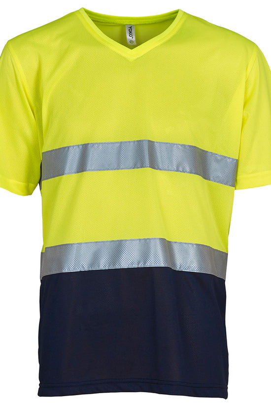 High Visibility Top Cool VNeck Mesh TShirt for Men