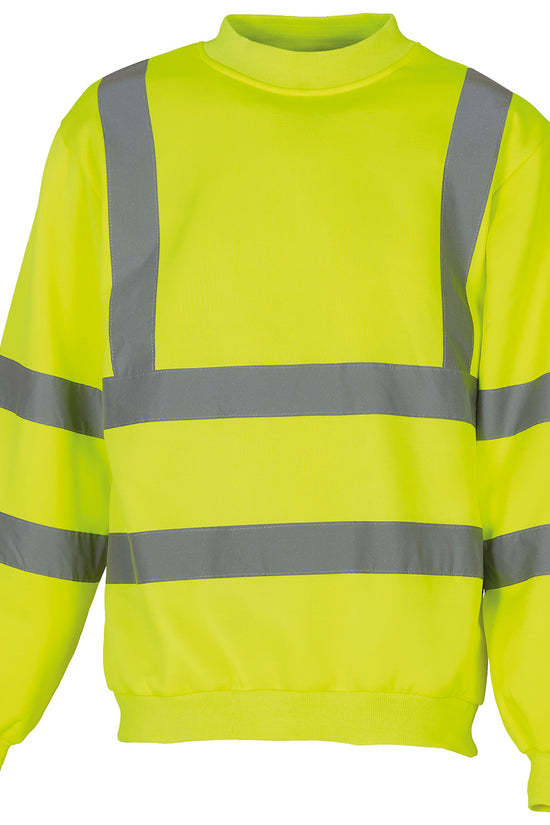 High Visibility Reflective Sweatshirt with AntiPill Fleece