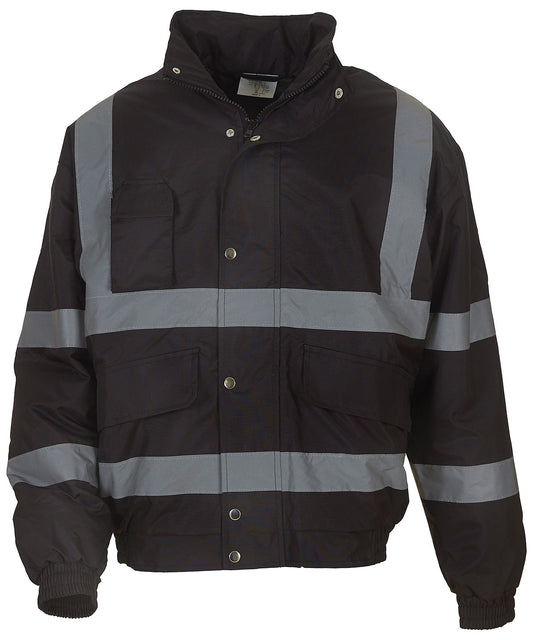 Yoko HiVis Classic Bomber Jacket HVP211 for Safetywear