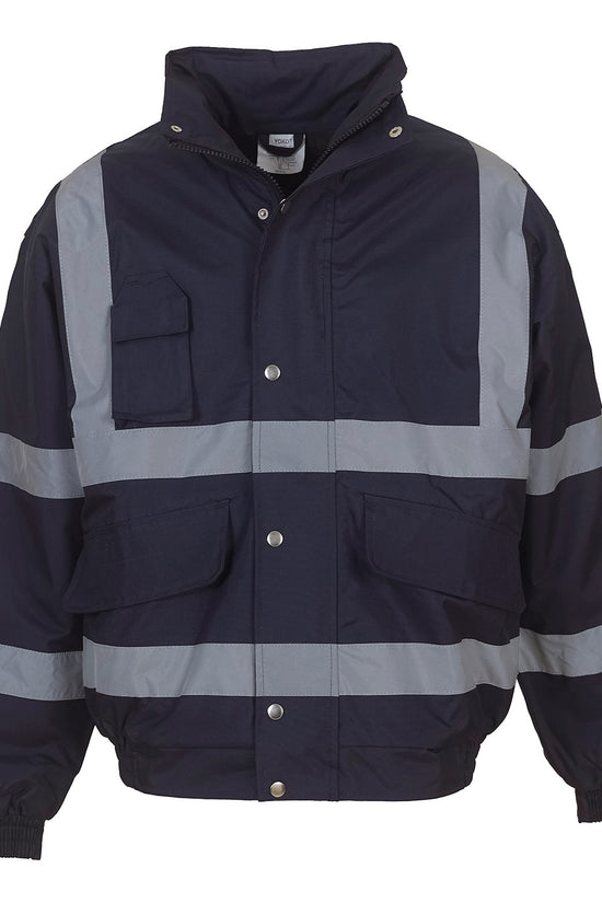 Yoko HiVis Classic Bomber Jacket HVP211 for Safetywear
