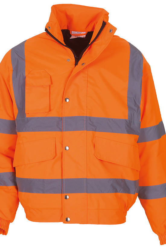 Yoko HiVis Classic Bomber Jacket HVP211 for Safetywear