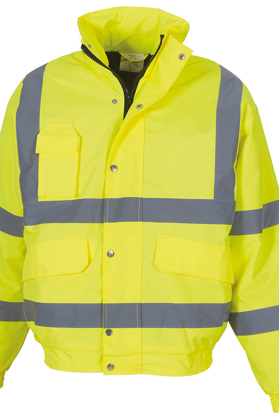 Yoko HiVis Classic Bomber Jacket HVP211 for Safetywear