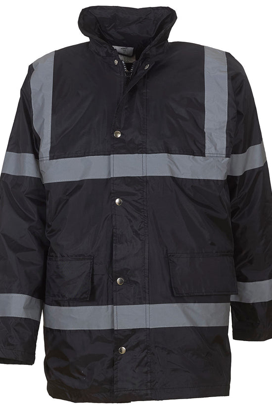 Yoko Hivis Security Jacket Waterproof Windproof Enhanced Visibility