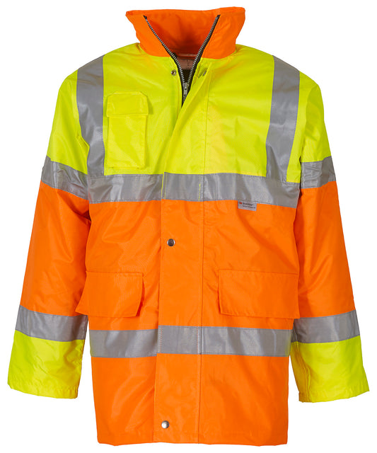 Yoko HiVis Contrast Safety Jacket HVP303