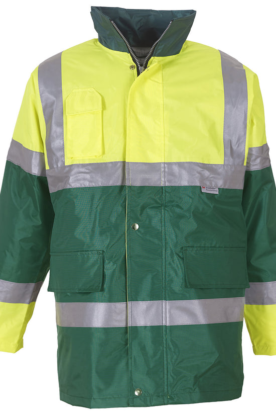 Yoko HiVis Contrast Safety Jacket HVP303