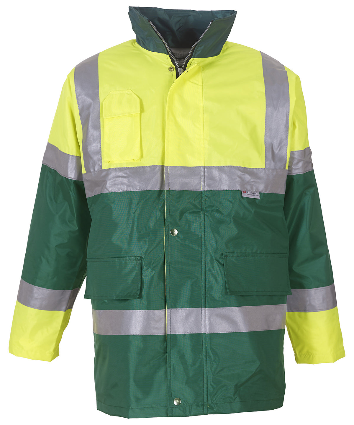 Yoko HiVis Contrast Safety Jacket HVP303
