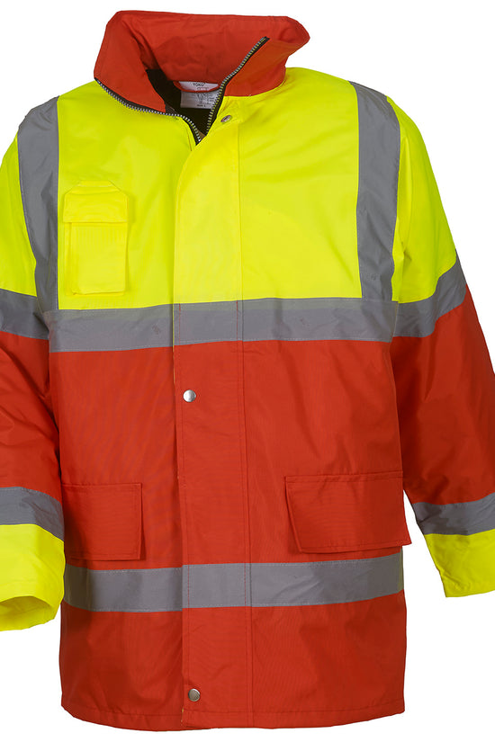 Yoko HiVis Contrast Safety Jacket HVP303