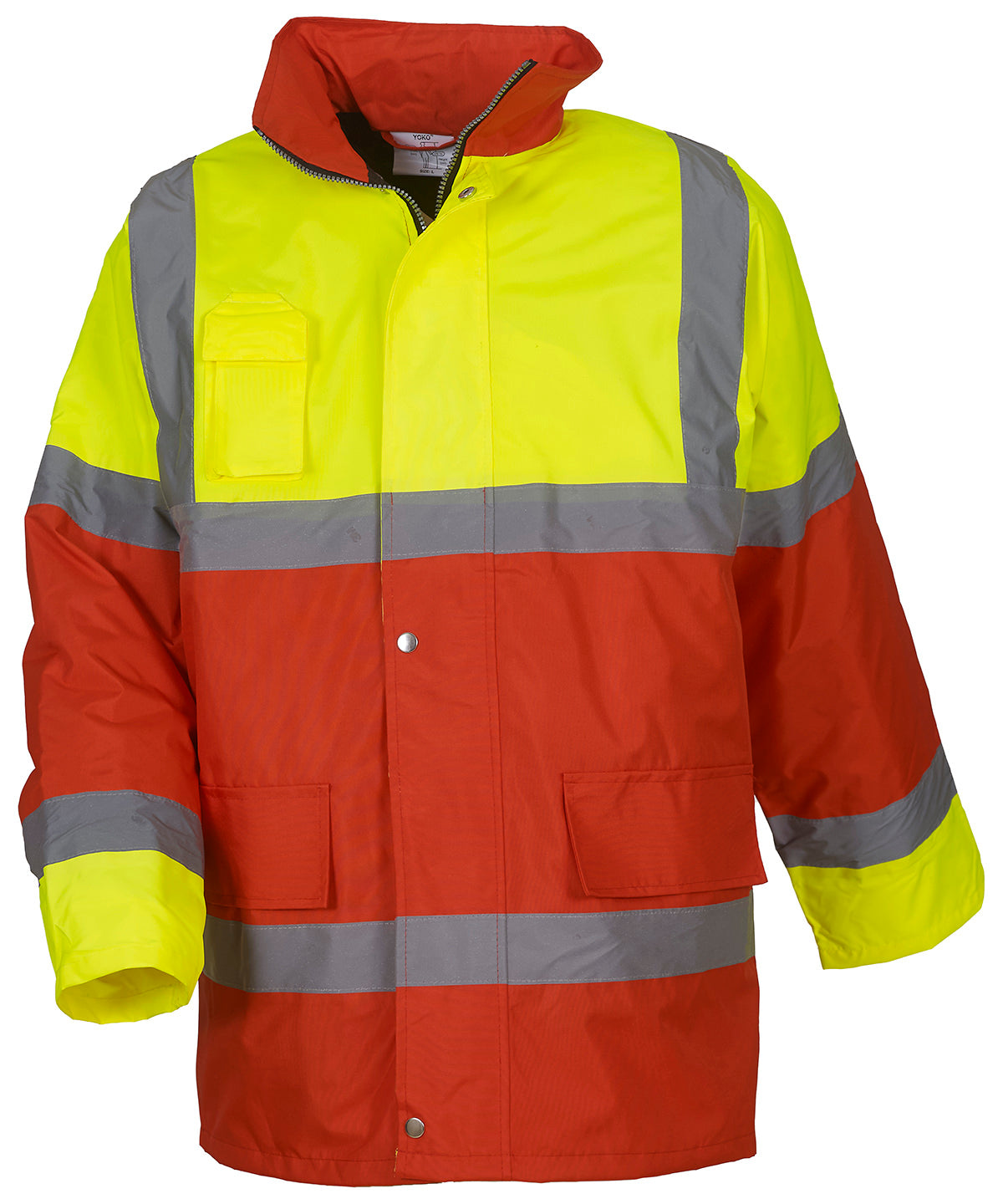 Yoko HiVis Contrast Safety Jacket HVP303