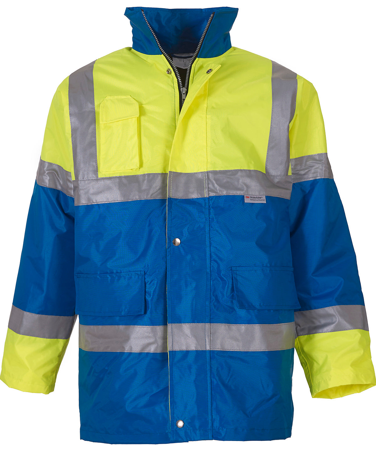 Yoko HiVis Contrast Safety Jacket HVP303