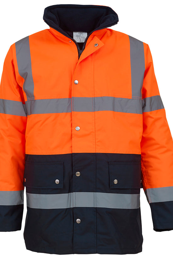Yoko Hi Vis TwoTone Motorway Safety Jacket