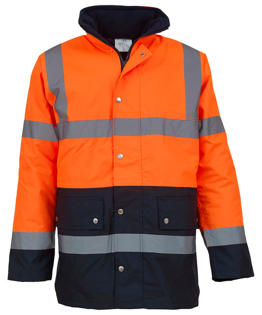 Yoko Hi Vis TwoTone Motorway Safety Jacket