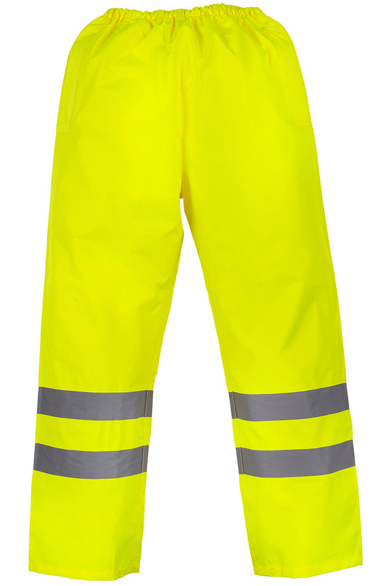 Yoko Hivis Waterproof Overtrousers High Visibility Safetywear for Men