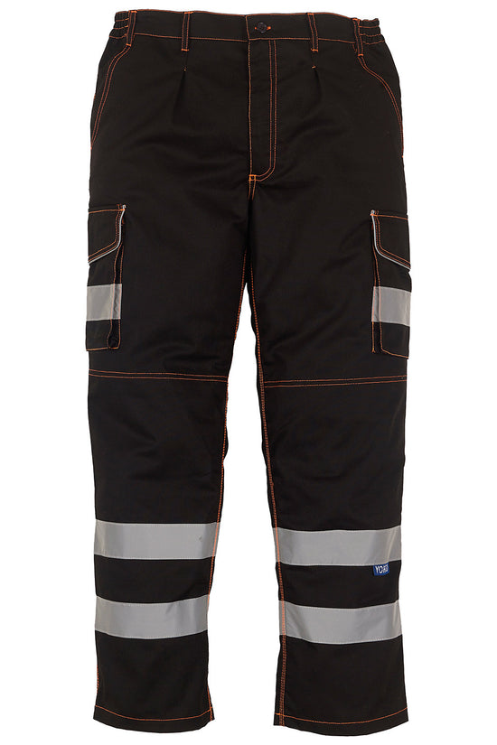 Yoko Hivis Cargo Trousers with Knee Pad Pockets