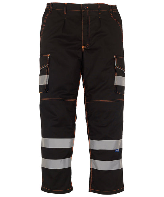Yoko Hivis Cargo Trousers with Knee Pad Pockets