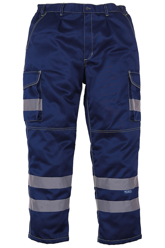 Yoko Hivis Cargo Trousers with Knee Pad Pockets
