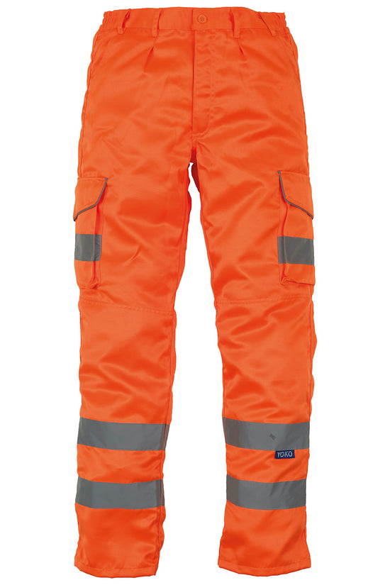 Yoko Hivis Cargo Trousers with Knee Pad Pockets