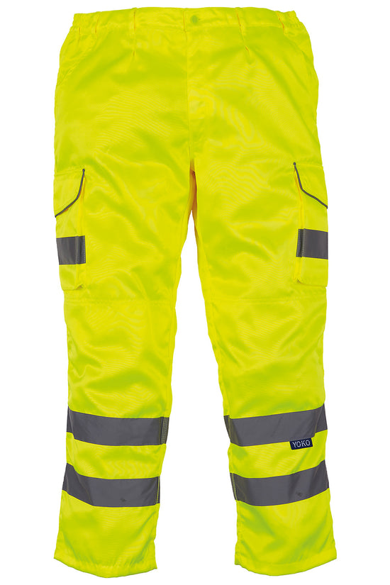 Yoko Hivis Cargo Trousers with Knee Pad Pockets