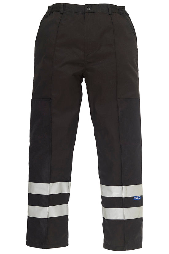 Reflective Polycotton Ballistic Trousers for Male Safety