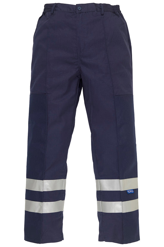 Reflective Polycotton Ballistic Trousers for Male Safety