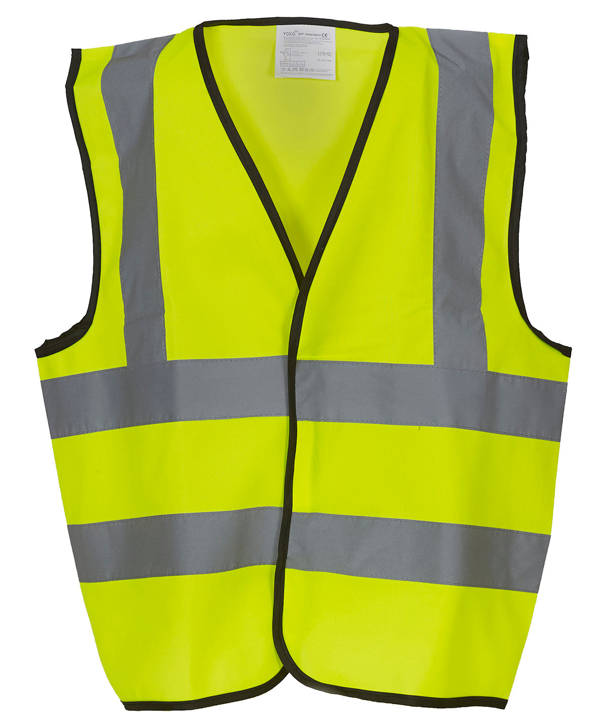 Yoko Kids HiVis 2 Band Braces Waistcoat HVW100CH