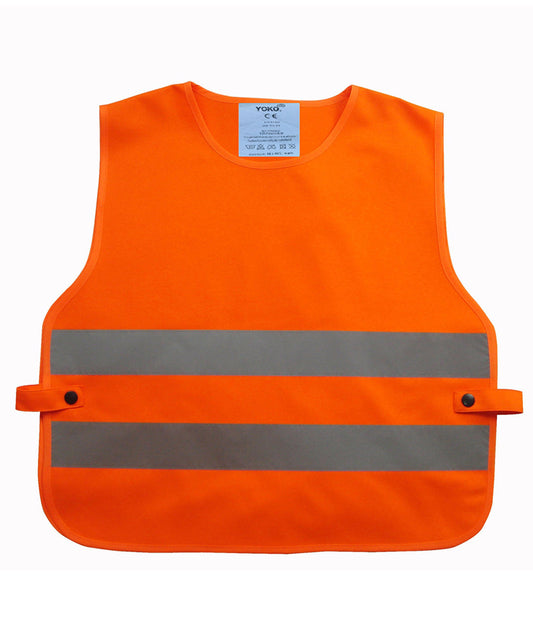 Yoko Kids HiVis 2 Band Tabard Safety Vest for Kids