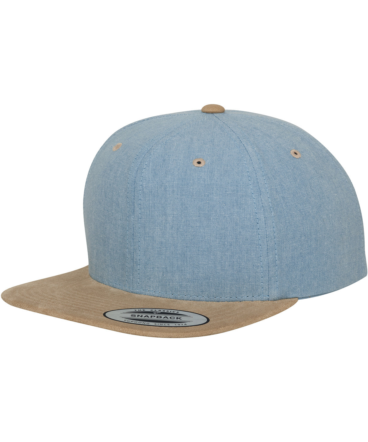ChambraySuede Snapback Cap for Adults
