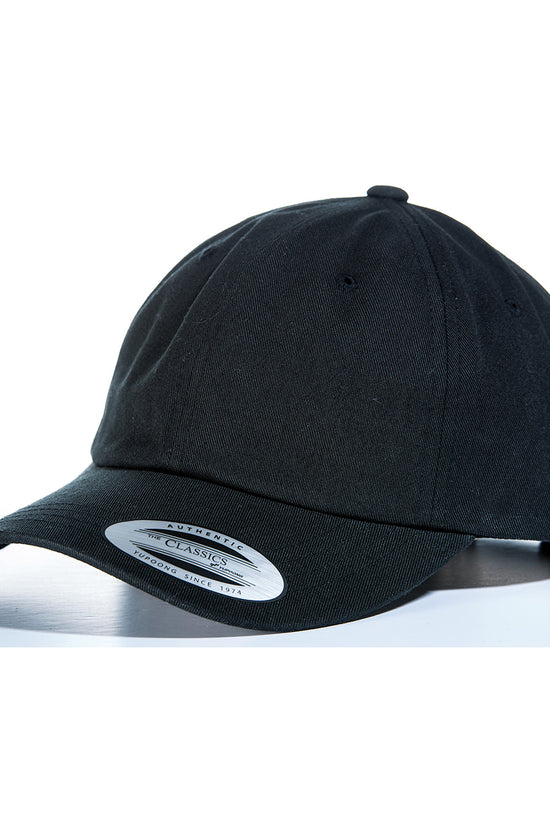 Flexfit by Yupoong Unstructured Cotton Dad Hat with Adjustable Brass Buckle Closure