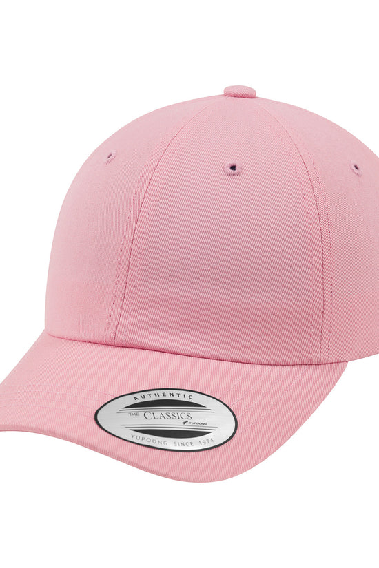 Flexfit by Yupoong Unstructured Cotton Dad Hat with Adjustable Brass Buckle Closure