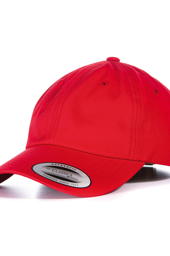 Flexfit by Yupoong Unstructured Cotton Dad Hat with Adjustable Brass Buckle Closure